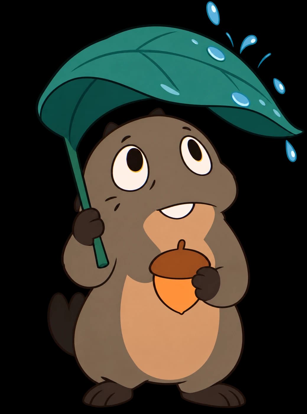 BabyNuts leaf sticker