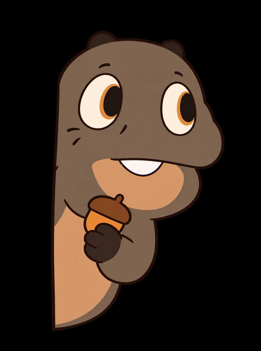 BabyNuts peek sticker